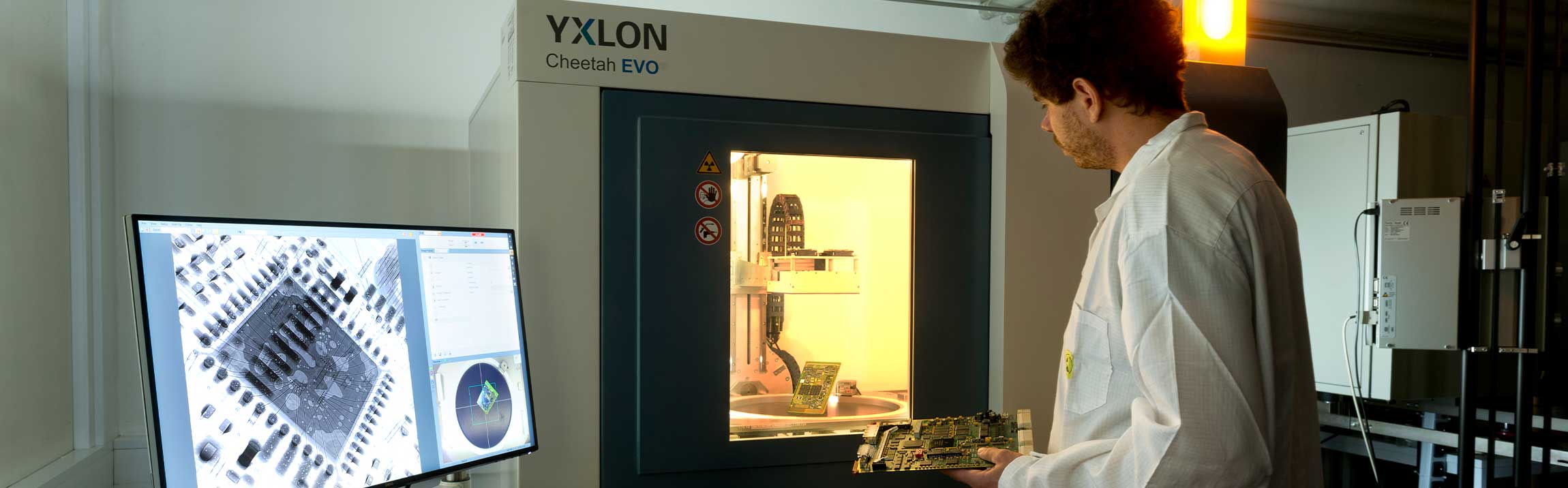 X-ray inspection of a PCB